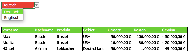 1 - Excelwerk_de - Wofuer wird Excel genutzt - Sprachumschaltung Deutsch